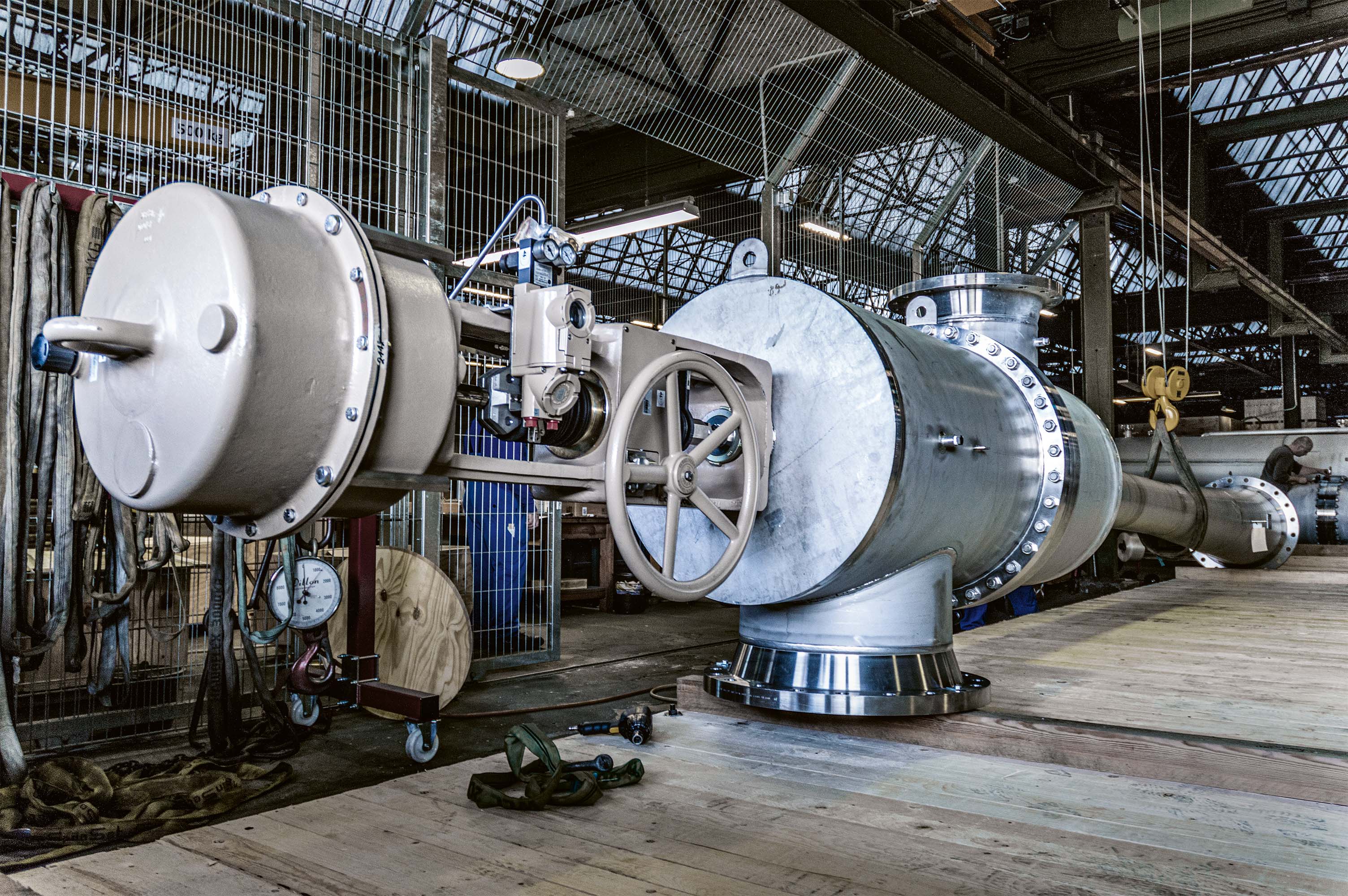 Controllable steam jet compressors with nozzle needle control in the Hanover plant